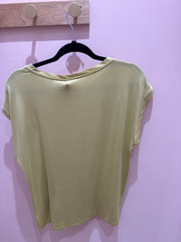 T-shirt Yaya vert satin T.M