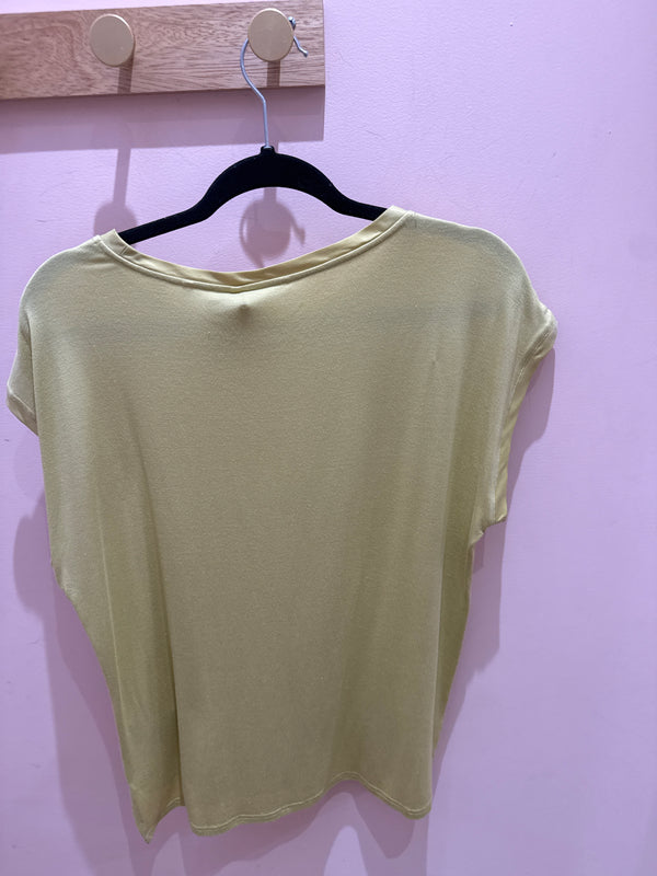 T-shirt Yaya vert satin T.M
