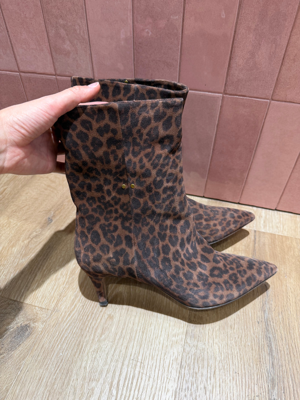 Bottines en cuir léopard Jérôme Dreyfuss T.39 15/09