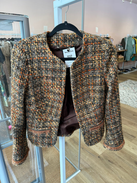 Veste Tara Jarmon Tweed laine T.36