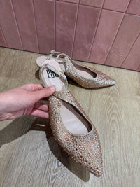 Sandales Bibi Lou Rose strass T.40/41 09/06