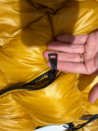 Doudoune jaune Moncler neuve T.M 16/10