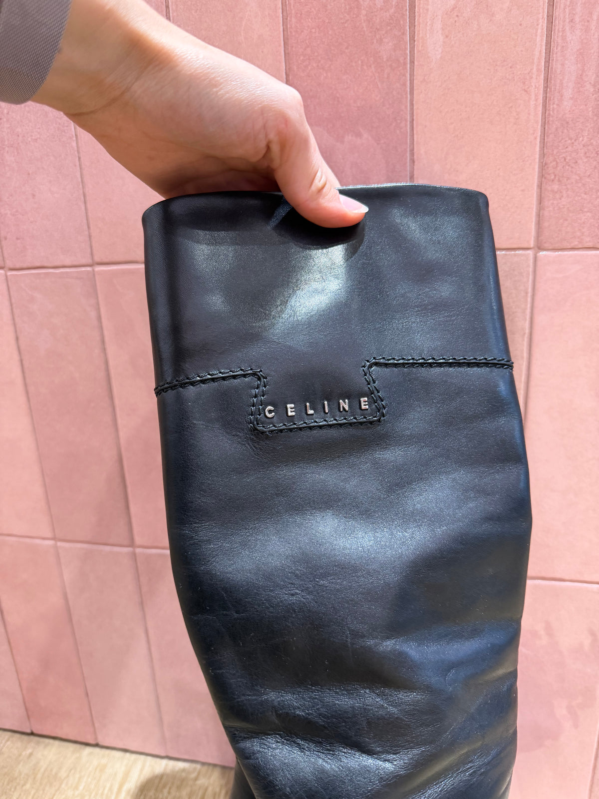 Bottes noir Céline T.36 1/2 23/09