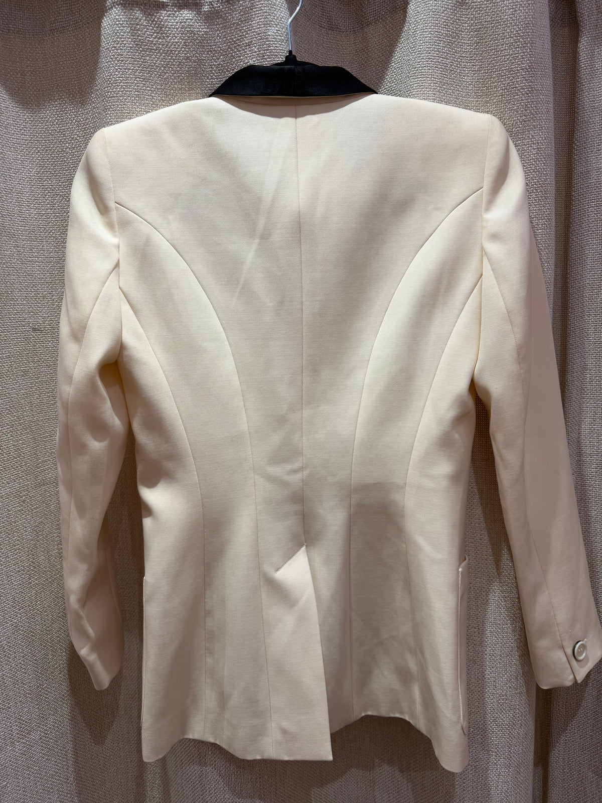 Blazer beige col noir Barbara Bui T.36 30/09