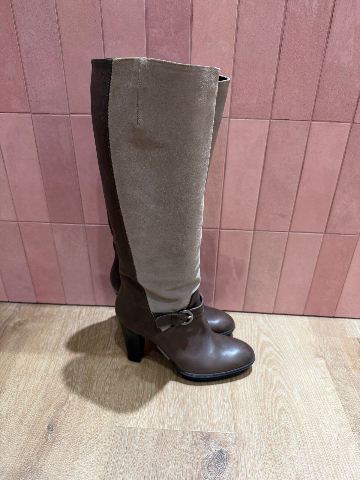 Bottes grises et marron Hogan T40 1/2 19/10