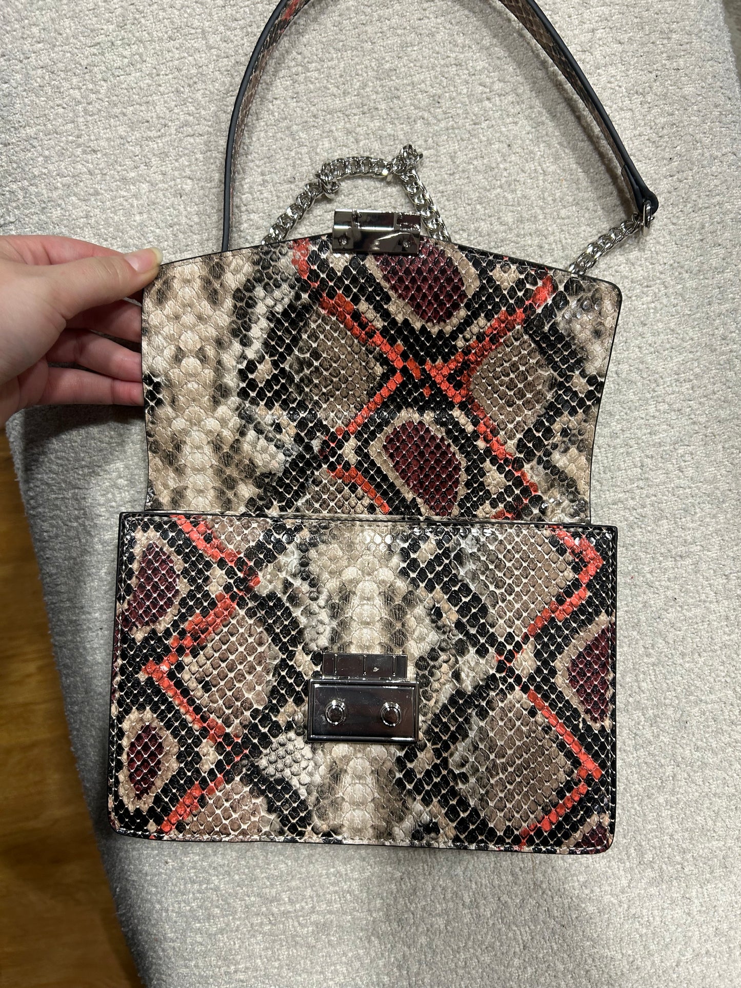 Sac multicolore serpent