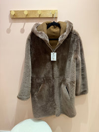 Veste Gérard Darel marron peau T.M