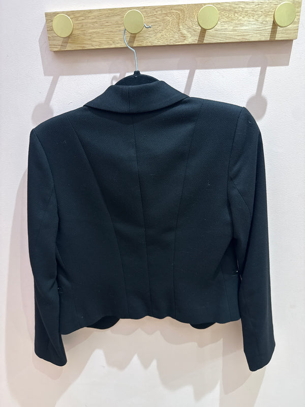 Sans marque Blazer épais clou noir T.34