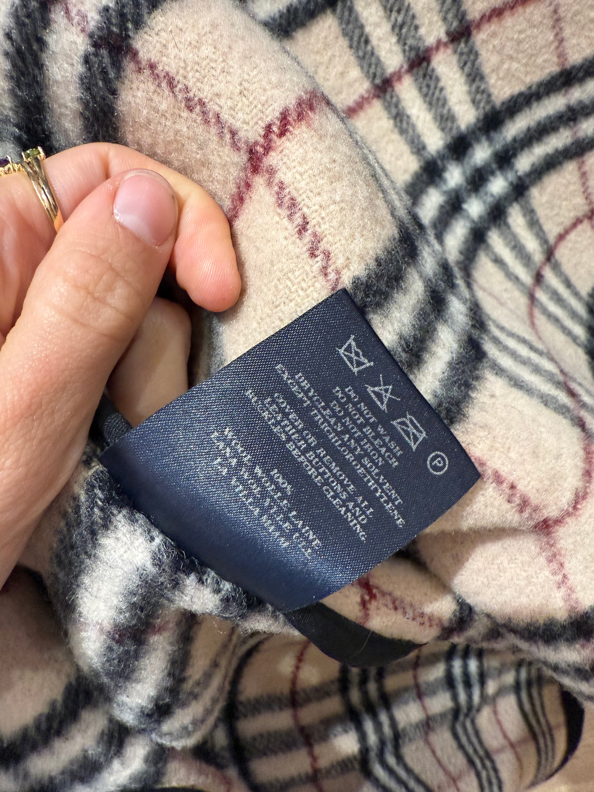 Manteau noir Burberry T.42