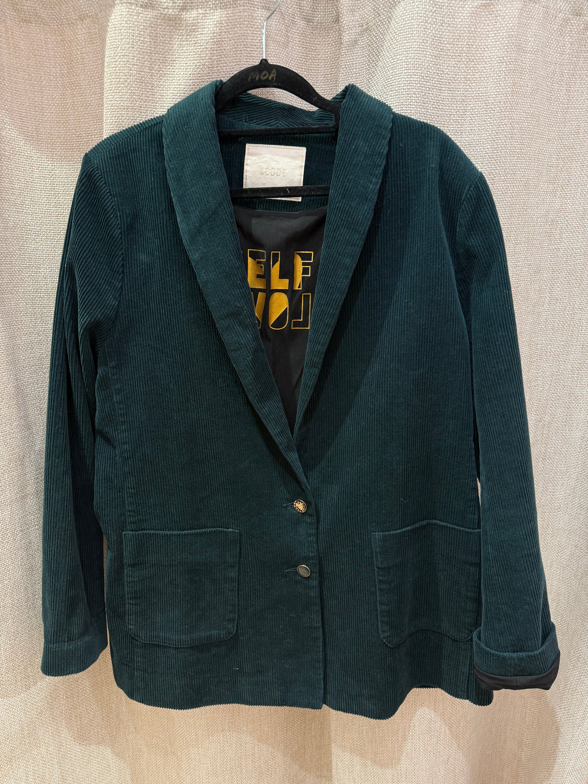 Blazer I.Code vert velours T.44