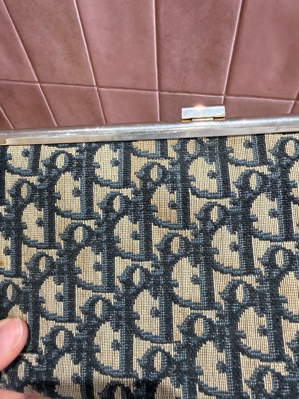 Pochette Dior grand Monogram bleu 24/06