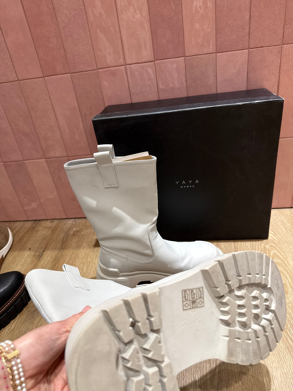 Bottines Yaya gris T.38/39