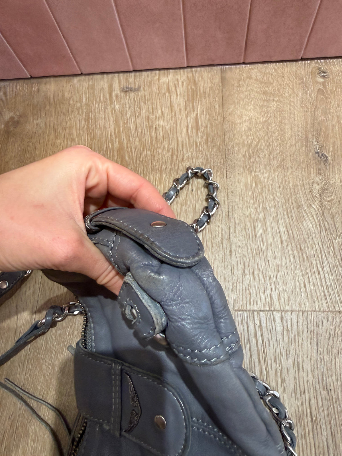 Sac, TU, Zadig & Voltaire, Gris