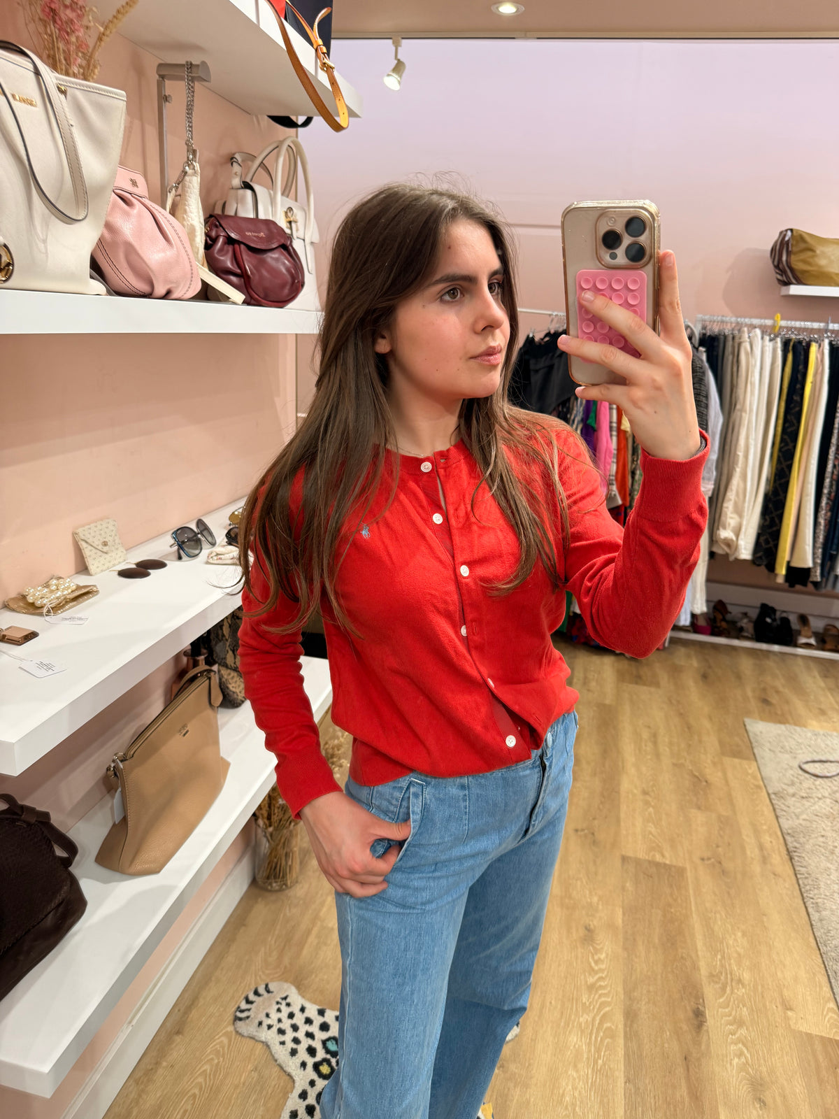 Gilet rouge Ralph Lauren T.M 01/07