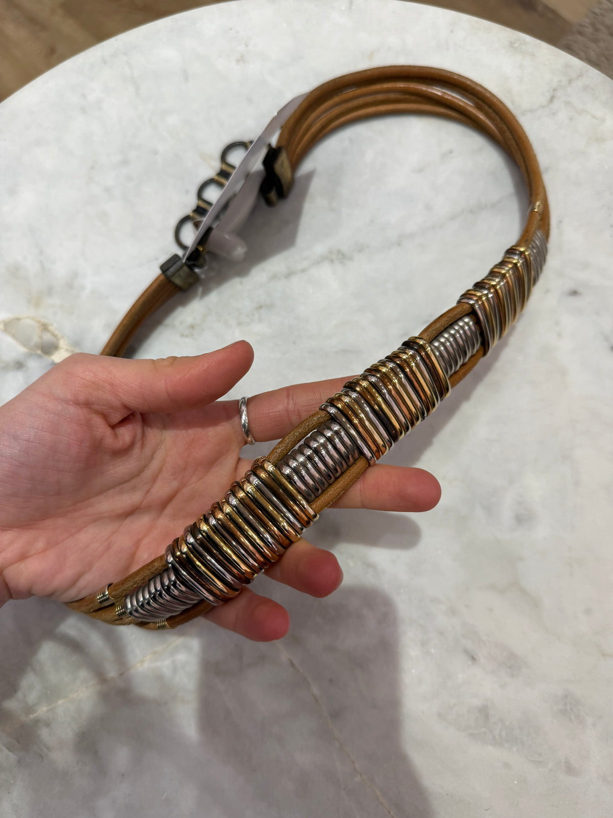 Ceinture en cuir T.75