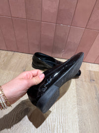 Mocassins noir vernis Minelli T.38