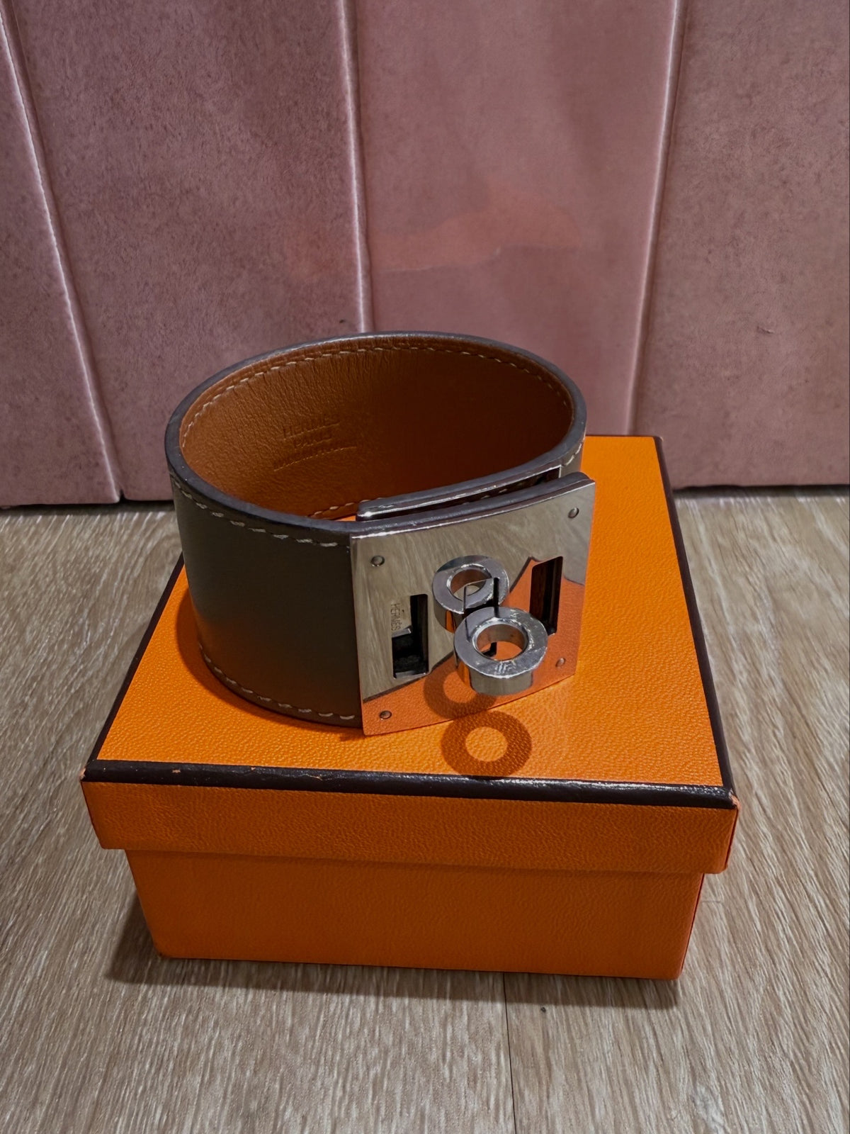 Bracelet Kelly Hermès étoupe