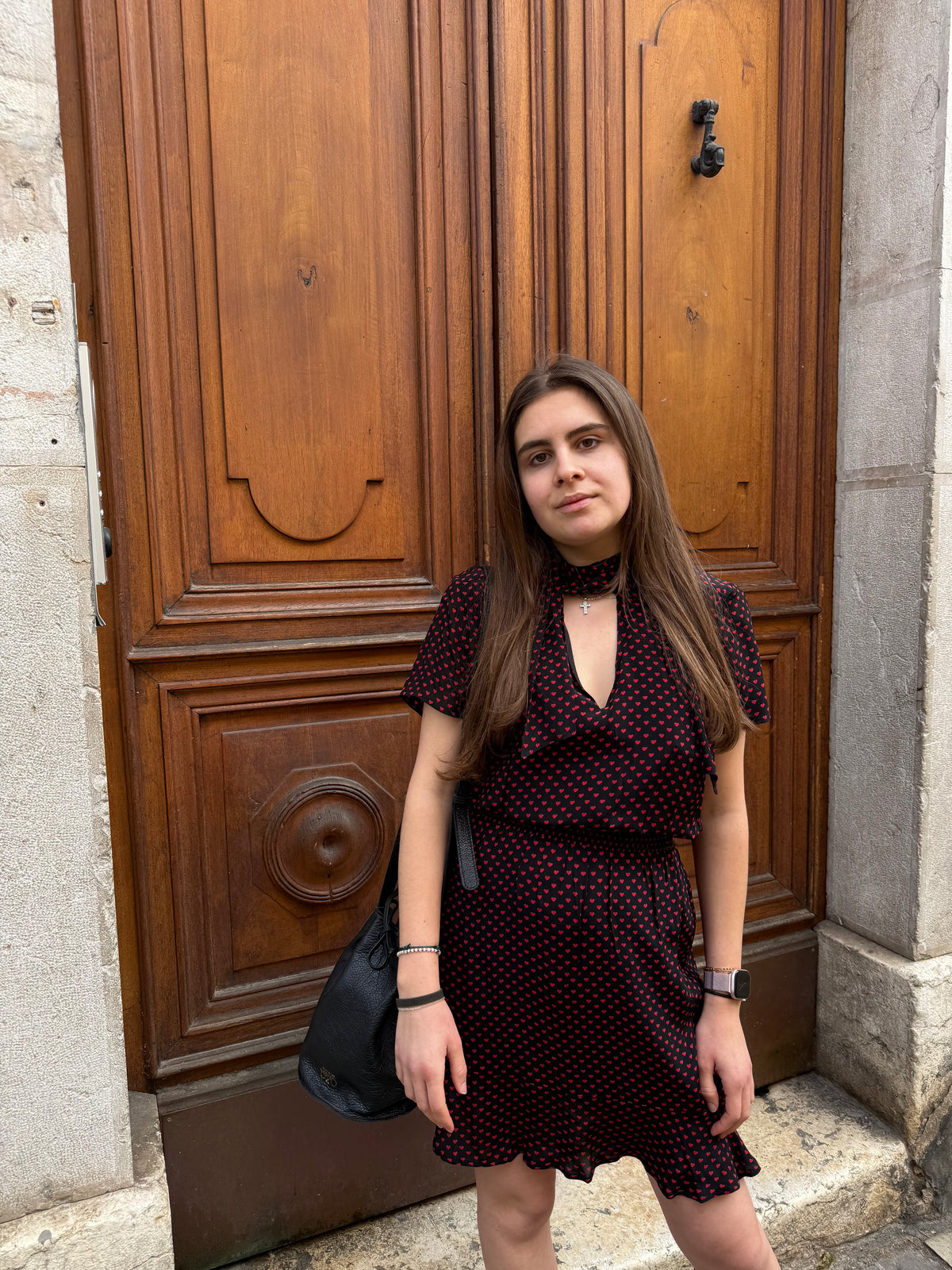 IKKS - Robe Noir cœur - T.38