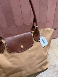 Sac Pliage camel en toile Longchamp T.U 05/09