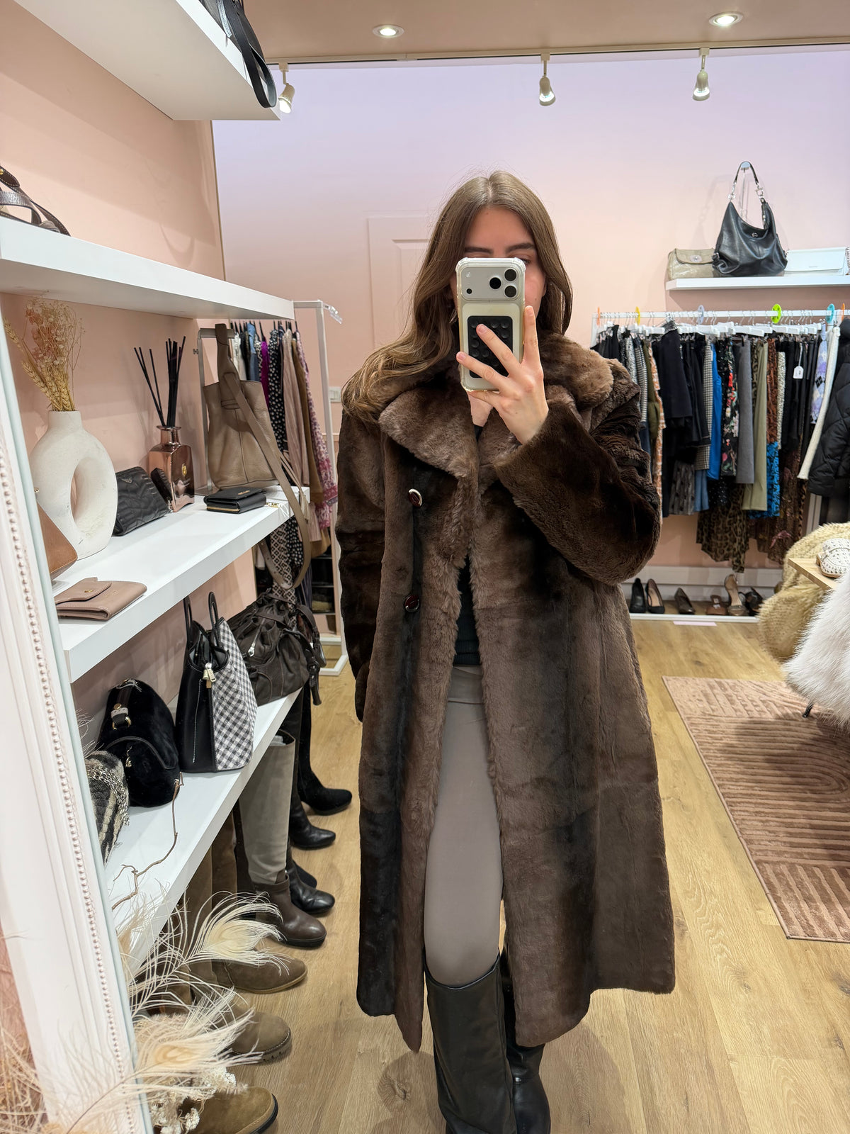 Manteau Dior en lapin T.36/38 23/10