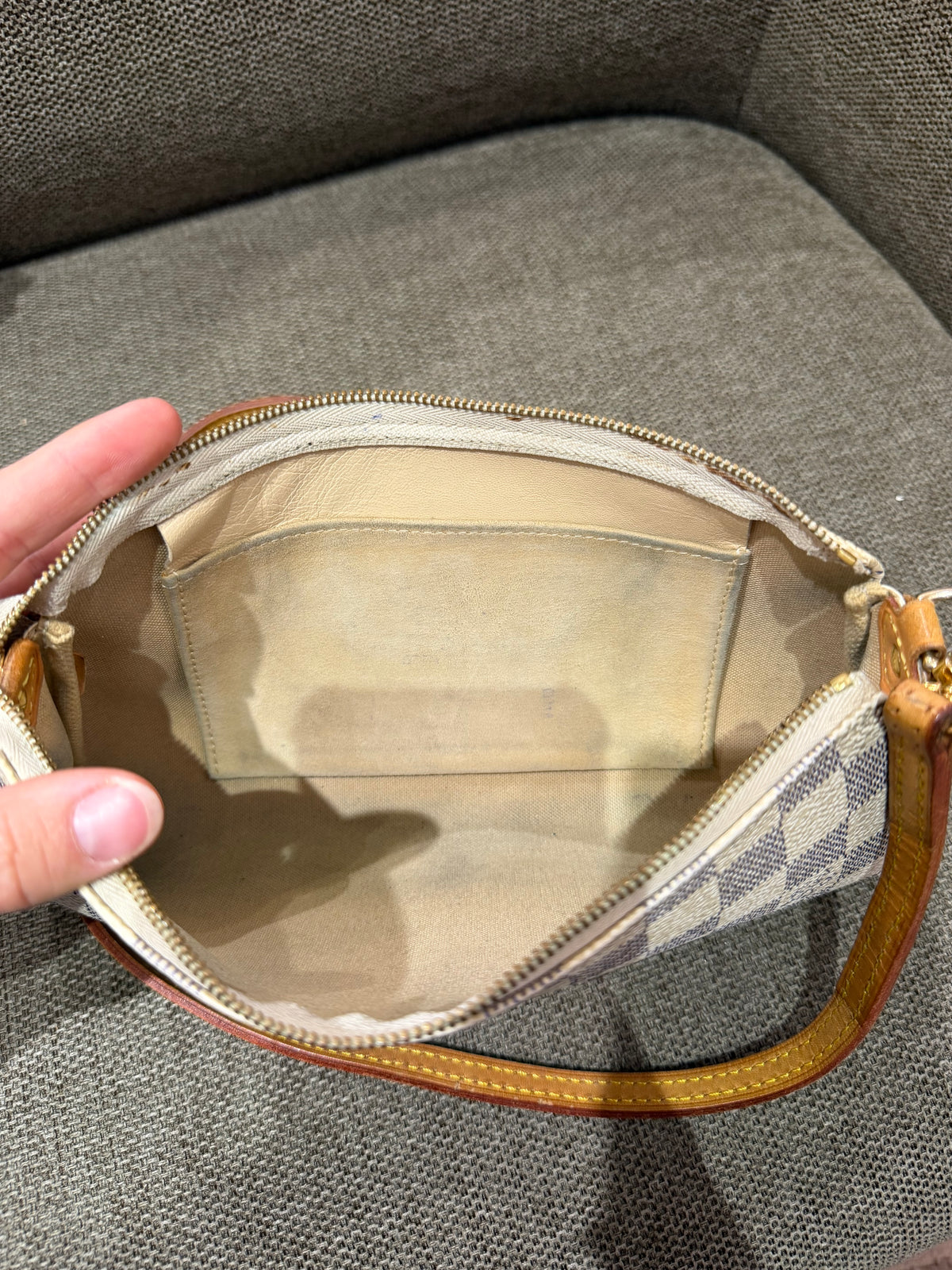 Sac Eva Louis Vuitton damier azur 17/09