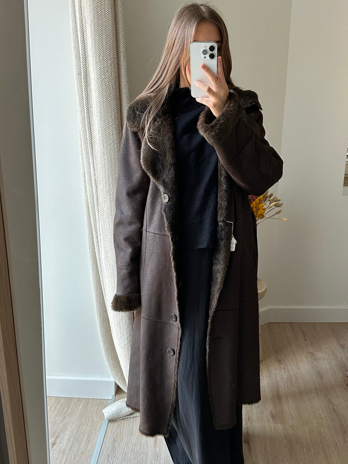 Manteau marron Gérard darel T.XL