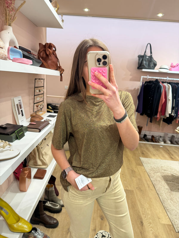 T-shirt doré Weill Taille TM