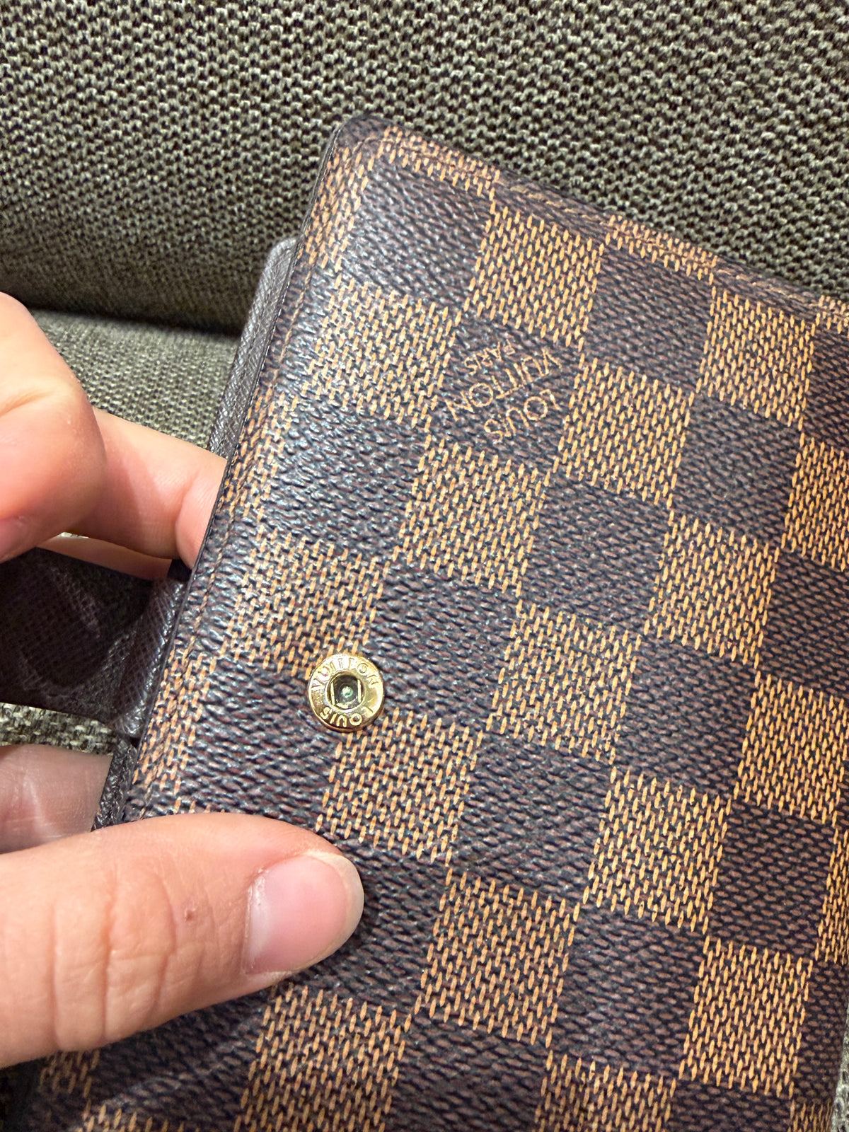 Agenda Louis Vuitton Damier Ébène 19/10