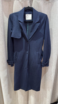 Trench bleu marine motif blanc I.Code 38
