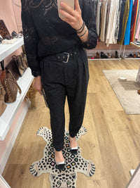 Pantalon en laine gris IRO T.36 25/06
