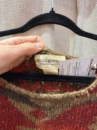 Ralph Lauren pull marron laine T.L