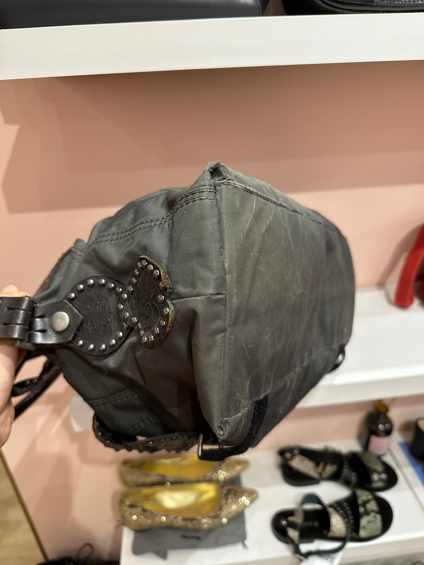 Sac cuir diesel vintage