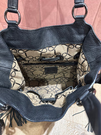 Sac lancel noir en cuir