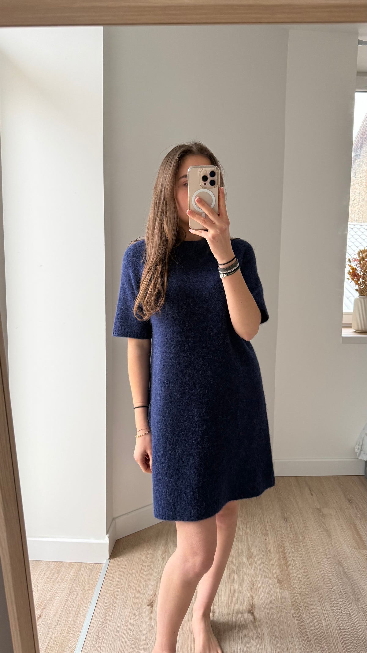 Robe M alpaga Kookai Bleue