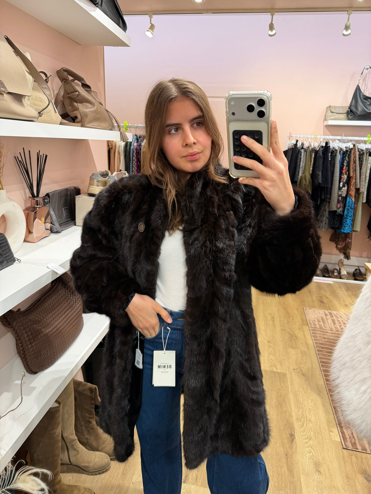 Manteau en fourrure de vison – M 11/10