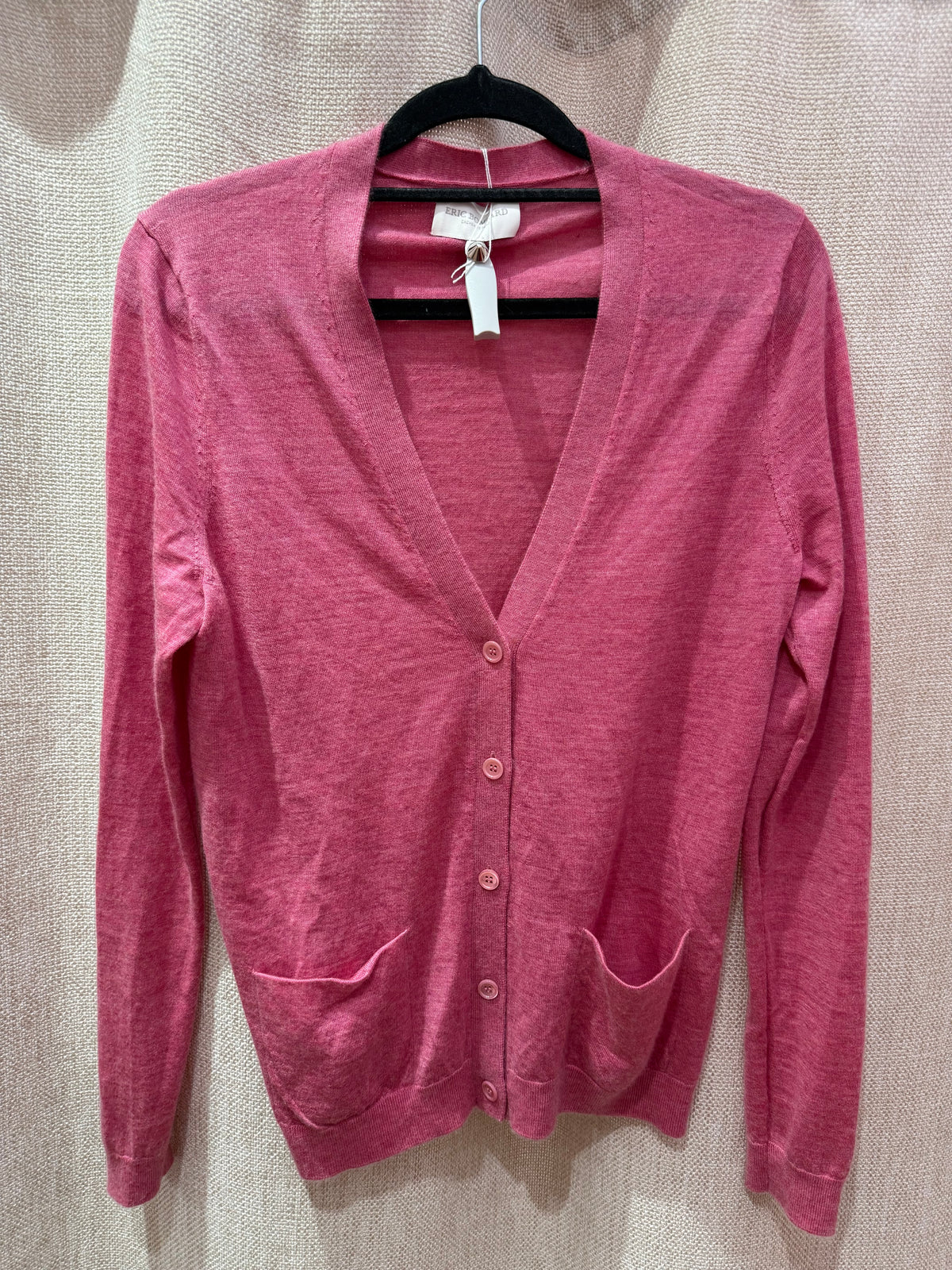 Bompard Twin-set gilet rose cachemire 20/07