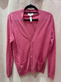 Bompard Twin-set gilet rose cachemire 20/07