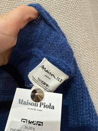 Pull bleu maille Maison 123 T.M