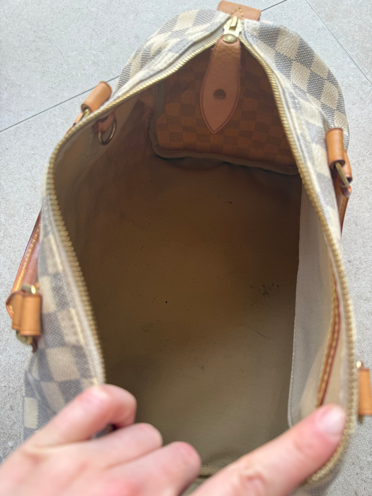 Sac speedy damier azur 35 Louis Vuitton