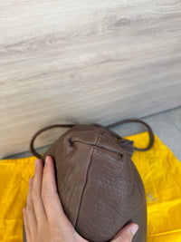 Sac marron en cuir la bagagerie 16/08