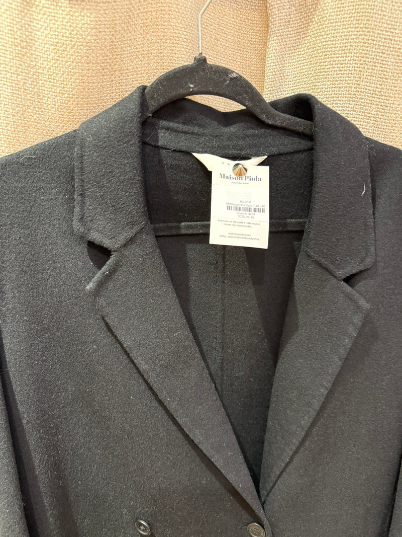 Manteau Noir Yaya T.40