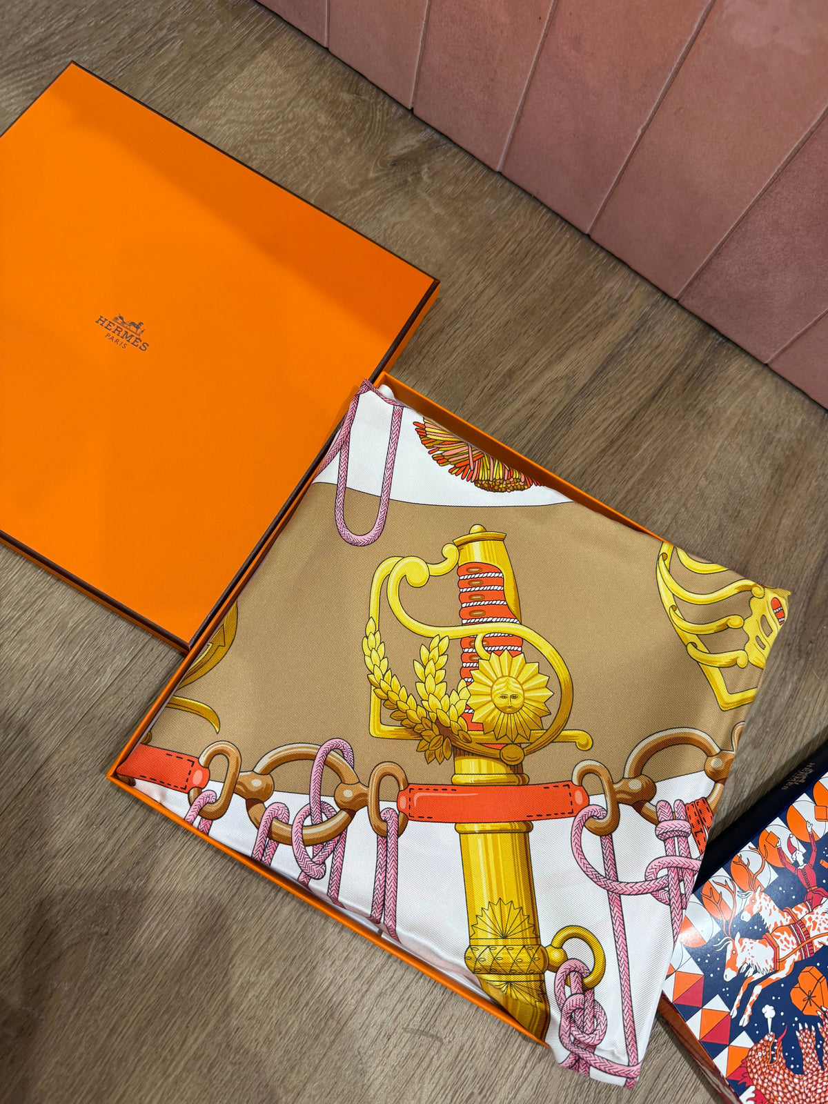 Foulard Hermès carré soie 90 Foulard Cliquetis