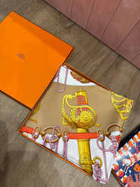 Foulard Hermès carré soie 90 Foulard Cliquetis