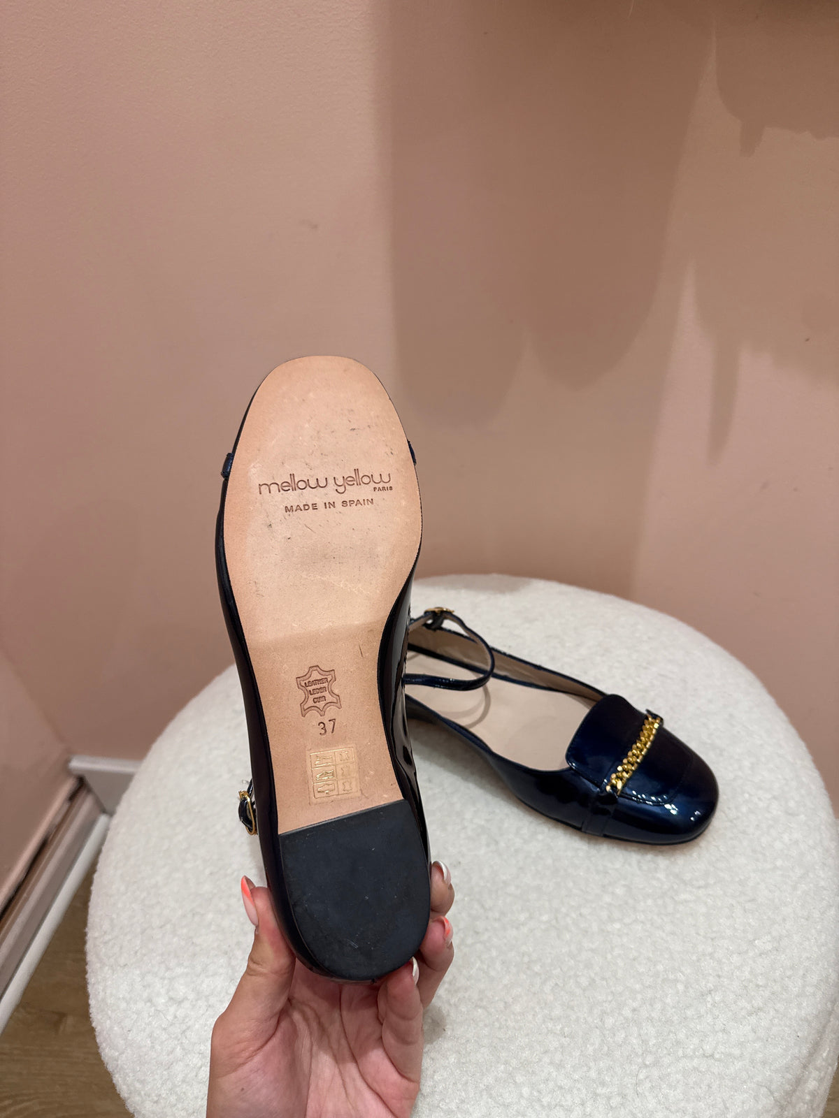 Ballerines bleu marine Mellow Yellow T.37 20/06