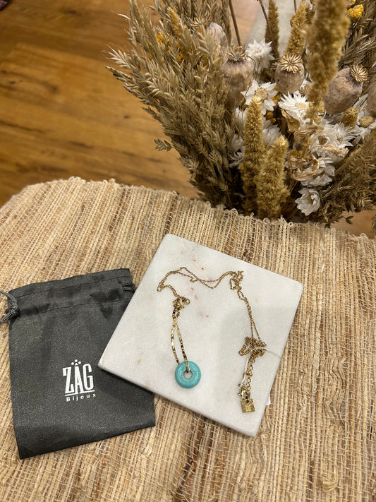 Collier long Zag