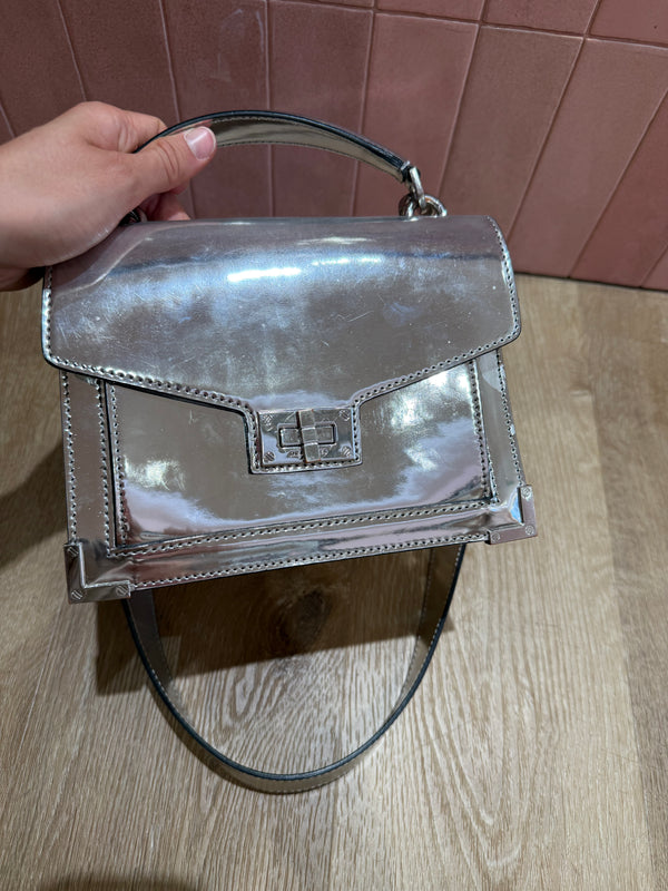 Sac argenté cuir the Kooples 19/07