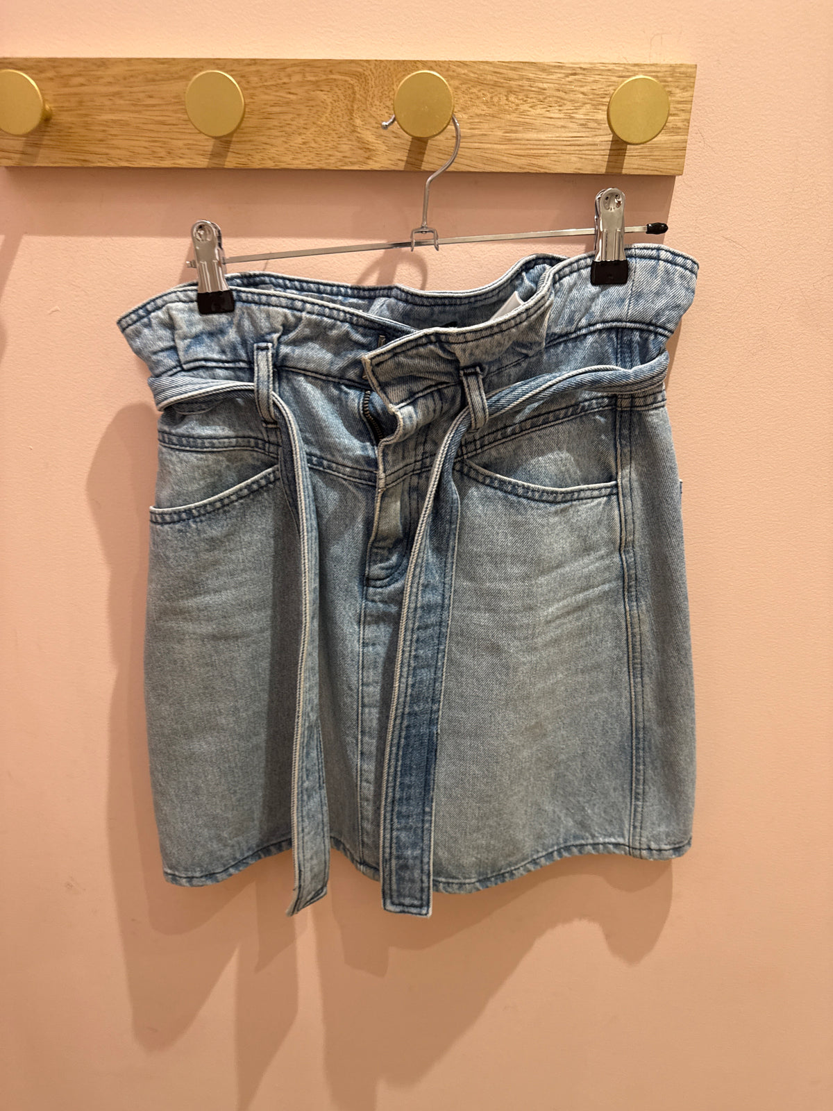 Claudie Pierlot Jupe en jean Jean T.34