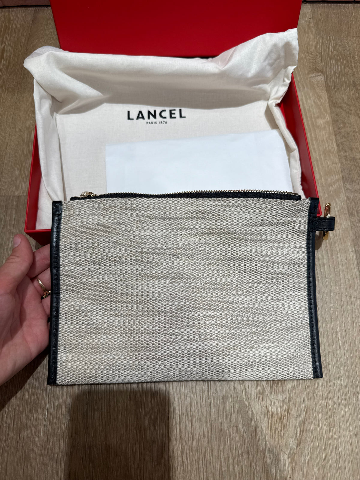 Pochette Lancel creme 26/05