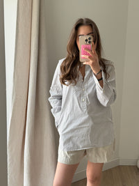 Chemise gris et blanc J.Crew T.S