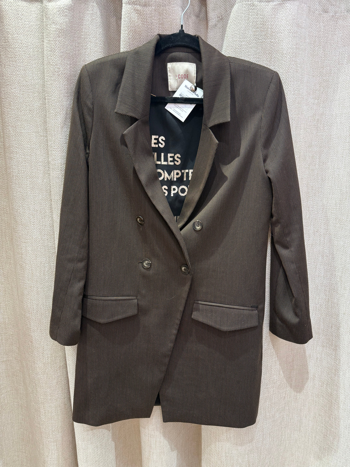 Trench marron I.Code T.38